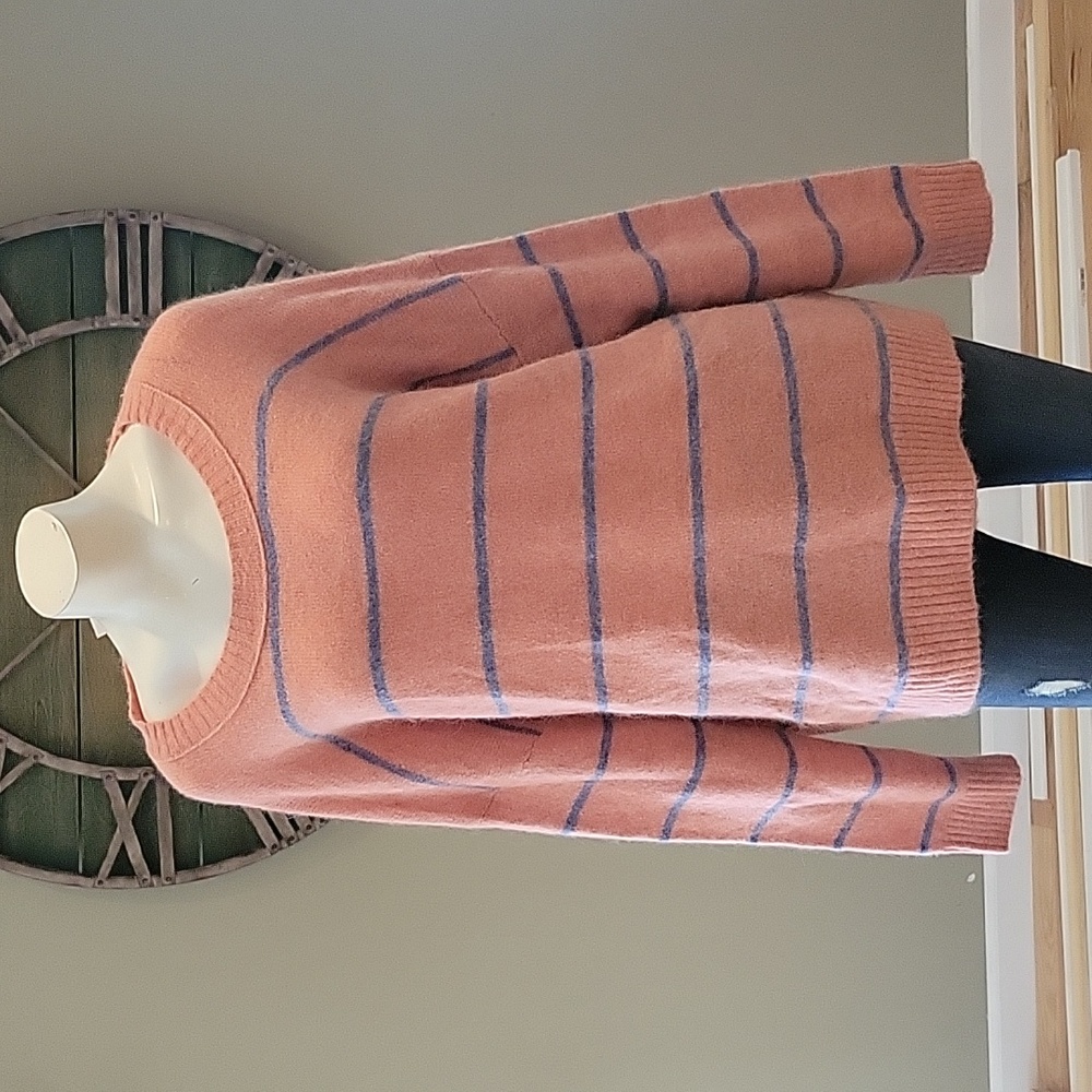 J. Crew Alpaca Blend Crew Neck Striped Sweater - Picture 3 of 12
